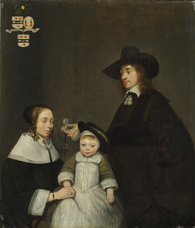 The Van Moerkerken Family by Gerard ter Borch